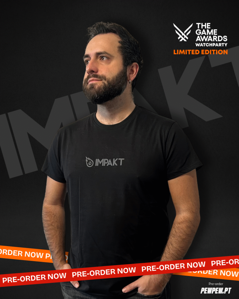 impakt game awards t-shirt front